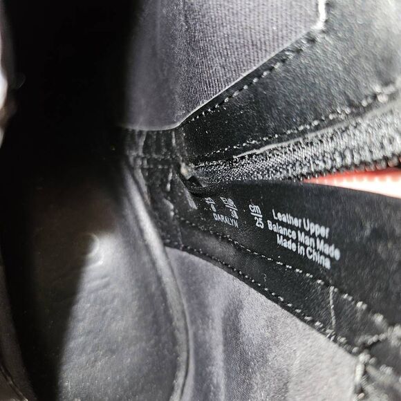 Franco Sarto Black Leather Ankle Boots Size 8 - Picture 3 of 5